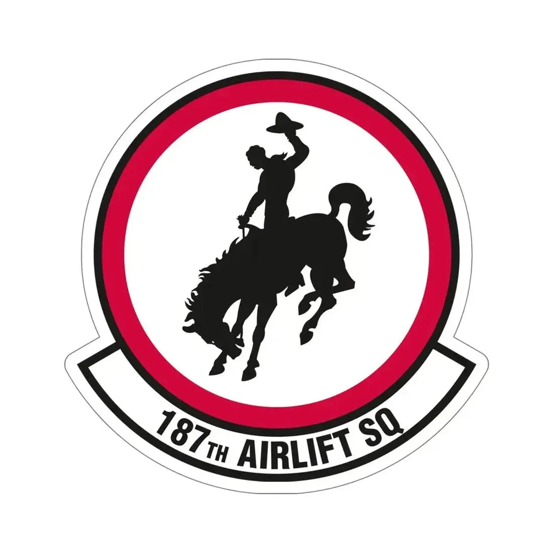 187 Airlift Squadron (U.S. Air Force) STICKER Vinyl Die-Cut Decal - The Sticker Space