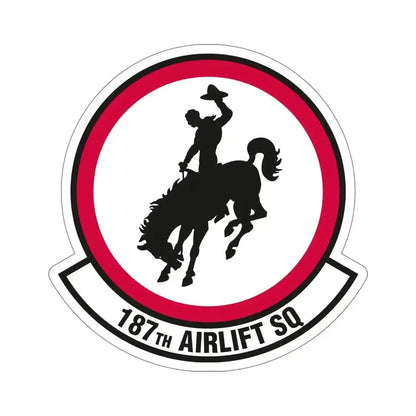 187 Airlift Squadron (U.S. Air Force) STICKER Vinyl Die-Cut Decal - The Sticker Space
