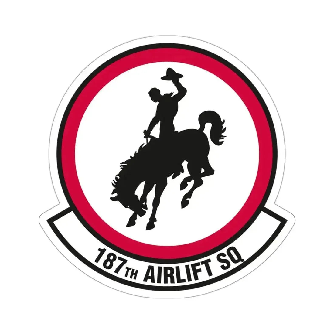 187 Airlift Squadron (U.S. Air Force) STICKER Vinyl Die-Cut Decal - The Sticker Space
