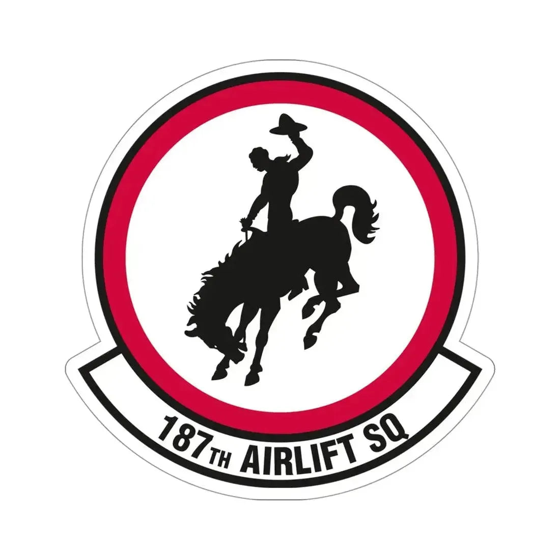 187 Airlift Squadron (U.S. Air Force) STICKER Vinyl Die-Cut Decal - The Sticker Space