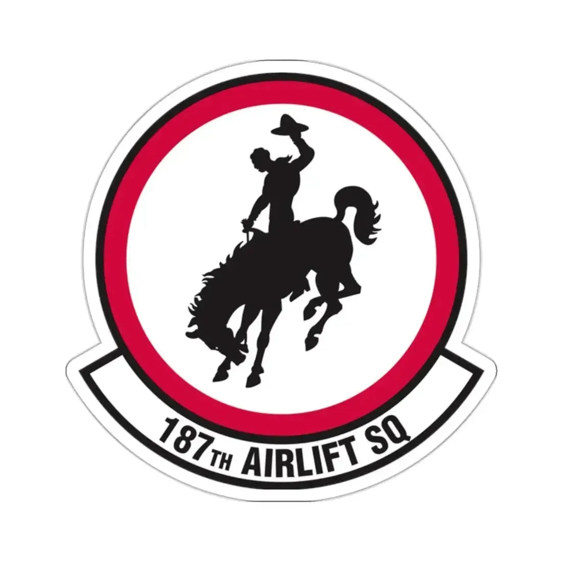187 Airlift Squadron (U.S. Air Force) STICKER Vinyl Kiss-Cut Decal - The Sticker Space