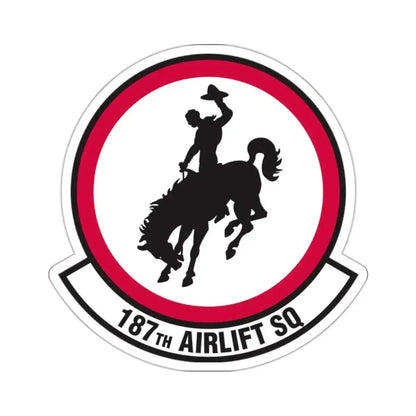 187 Airlift Squadron (U.S. Air Force) STICKER Vinyl Kiss-Cut Decal - The Sticker Space