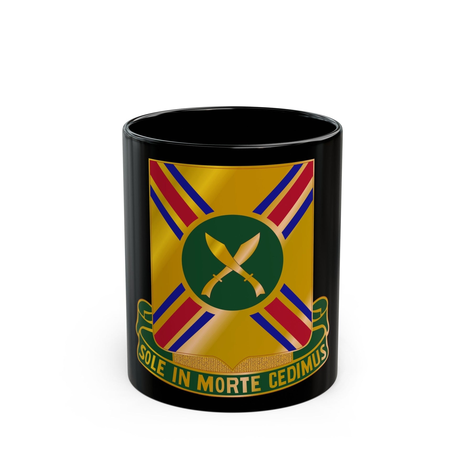 187 Armor Regiment (U.S. Army) Black Coffee Mug-11oz-The Sticker Space