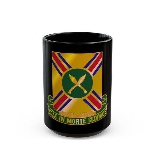 187 Armor Regiment (U.S. Army) Black Coffee Mug-15oz-The Sticker Space