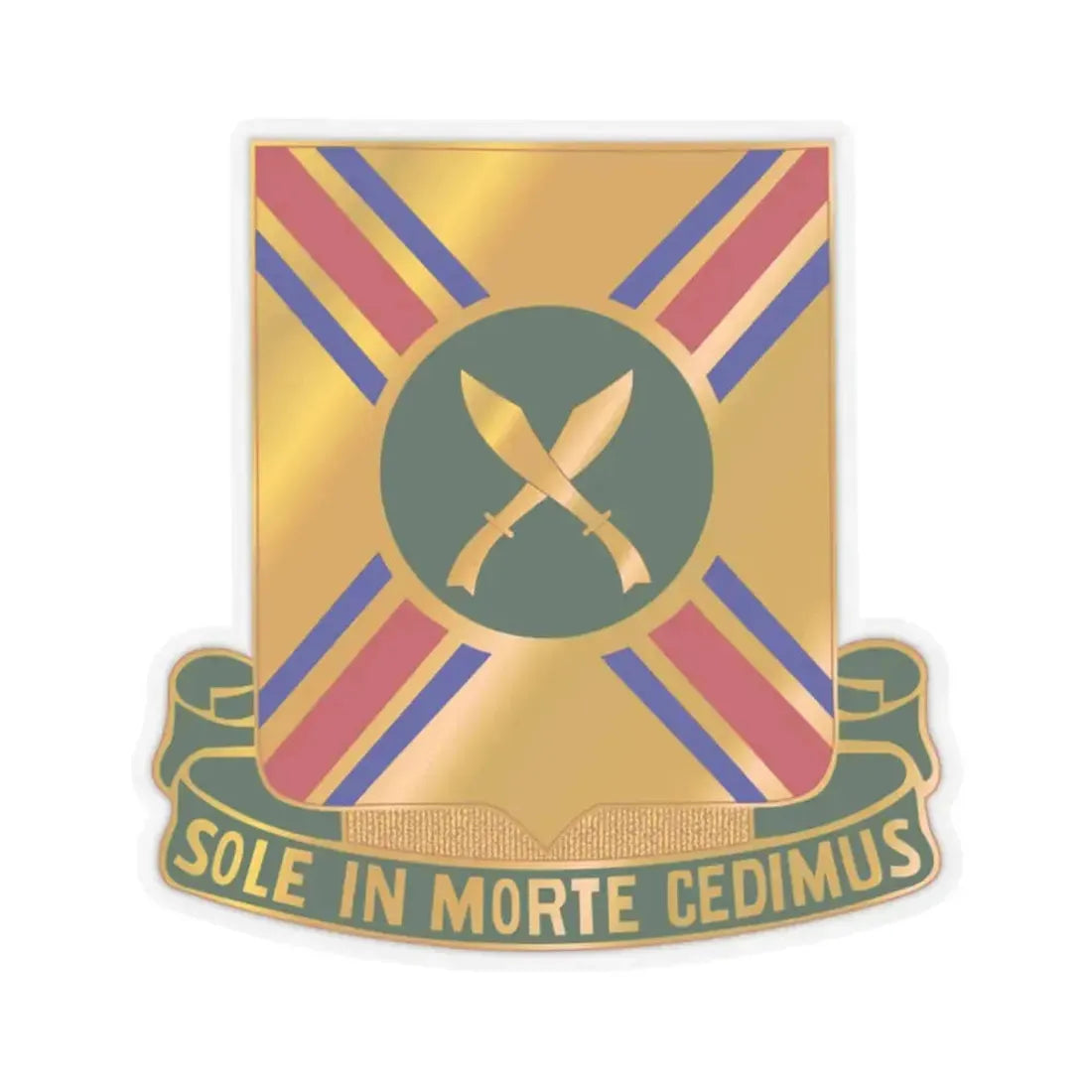 187 Armor Regiment (U.S. Army) STICKER Vinyl Kiss-Cut Decal 2 Inch Transparent - The Sticker Space