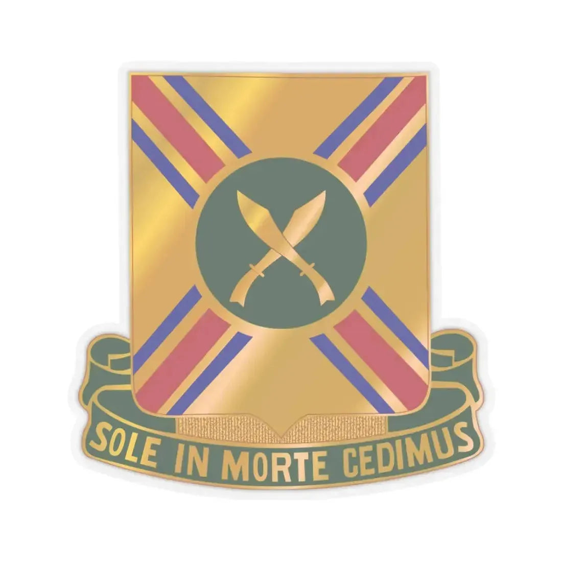 187 Armor Regiment (U.S. Army) STICKER Vinyl Kiss-Cut Decal 3 Inch Transparent - The Sticker Space