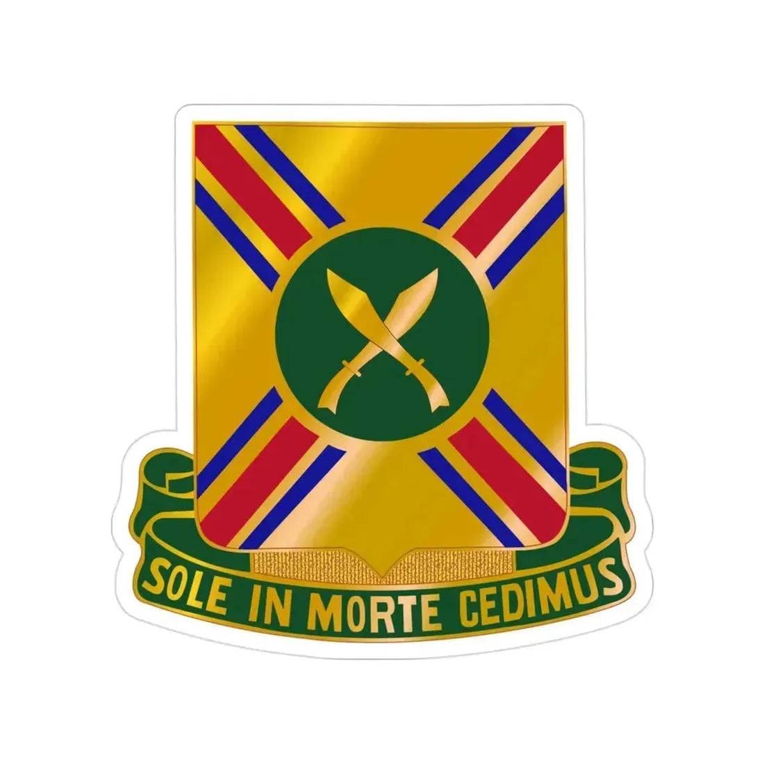 187 Armor Regiment (U.S. Army) Transparent STICKER Die-Cut Vinyl Decal 3 Inch - The Sticker Space