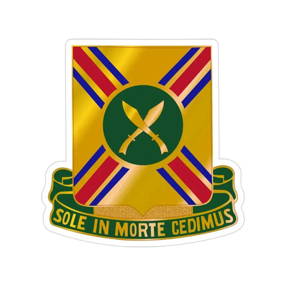 187 Armor Regiment (U.S. Army) Transparent STICKER Die-Cut Vinyl Decal - The Sticker Space