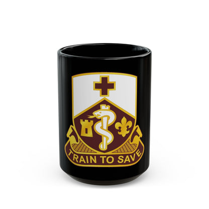 187 Medical Battalion (U.S. Army) Black Coffee Mug-15oz-The Sticker Space