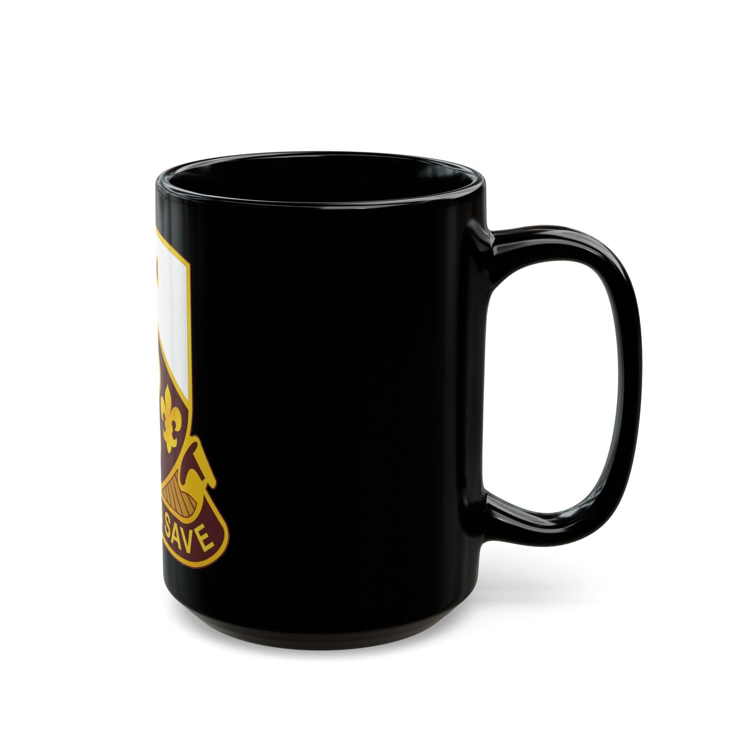 187 Medical Battalion (U.S. Army) Black Coffee Mug-The Sticker Space