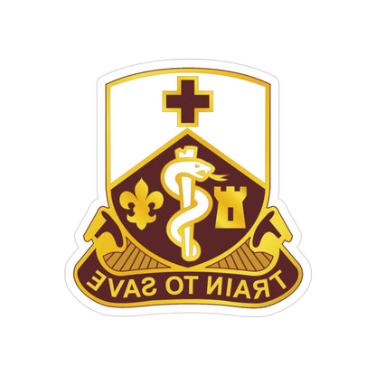 187 Medical Battalion (U.S. Army) REVERSE PRINT Transparent STICKER-3 Inch-The Sticker Space