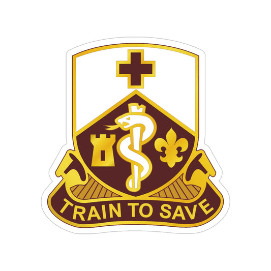 187 Medical Battalion (U.S. Army) Transparent STICKER Die-Cut Vinyl Decal-6 Inch-The Sticker Space