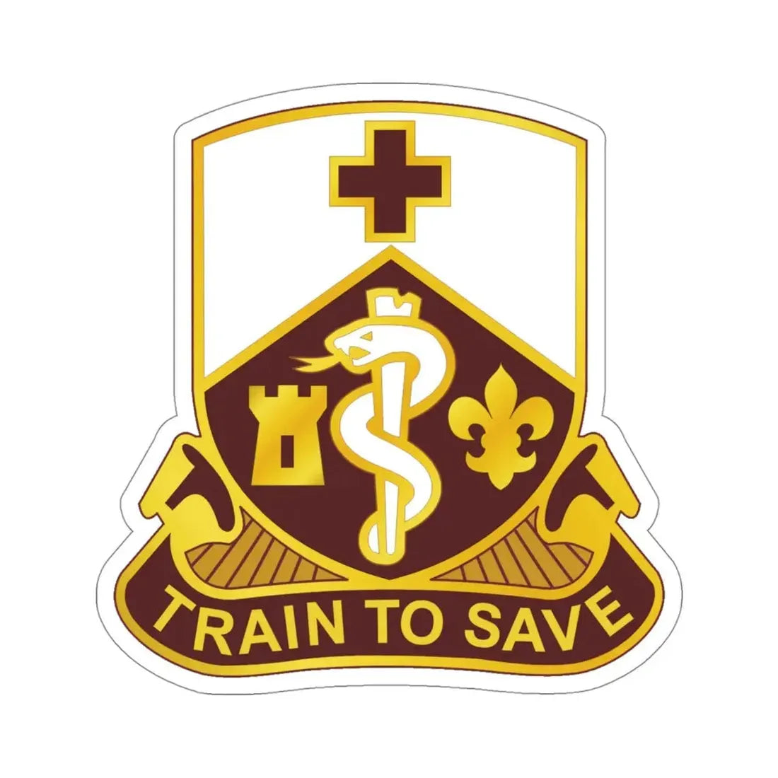 187 Medical Battalion (U.S. Army) STICKER Vinyl Die-Cut Decal - The Sticker Space