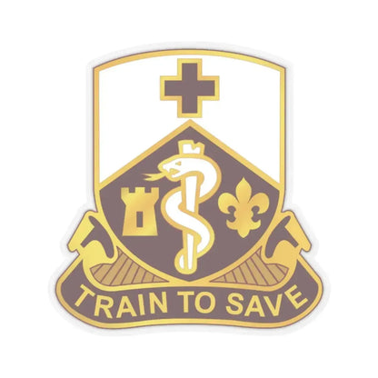 187 Medical Battalion (U.S. Army) STICKER Vinyl Kiss-Cut Decal 2 Inch Transparent - The Sticker Space