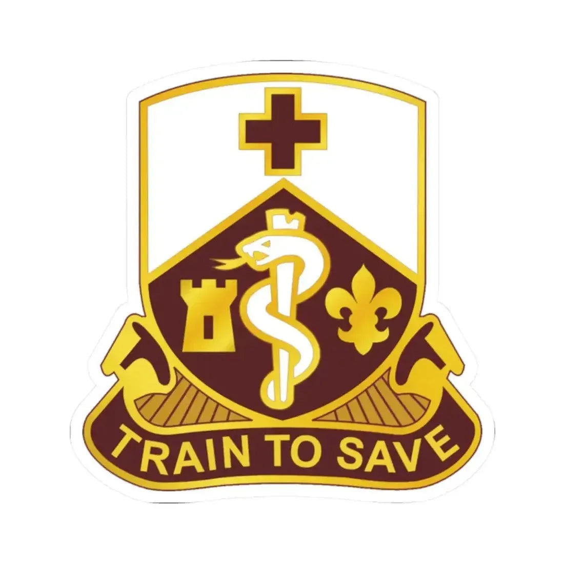 187 Medical Battalion (U.S. Army) STICKER Vinyl Kiss-Cut Decal - The Sticker Space