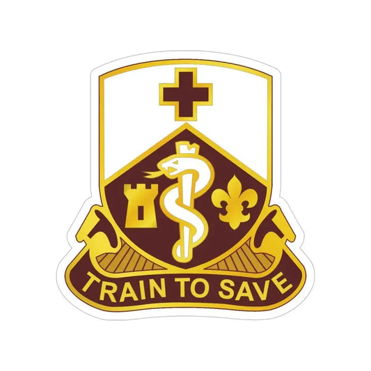 187 Medical Battalion (U.S. Army) Transparent STICKER Die-Cut Vinyl Decal 6 Inch - The Sticker Space