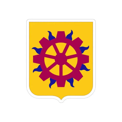 187 Ordnance Battalion 2 (U.S. Army) REVERSE PRINT Transparent Die-Cut STICKER 3 Inch Die-Cut Transparent - The Sticker Space