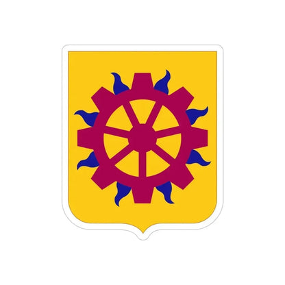 187 Ordnance Battalion 2 (U.S. Army) REVERSE PRINT Transparent Die-Cut STICKER 6 Inch Die-Cut Transparent - The Sticker Space