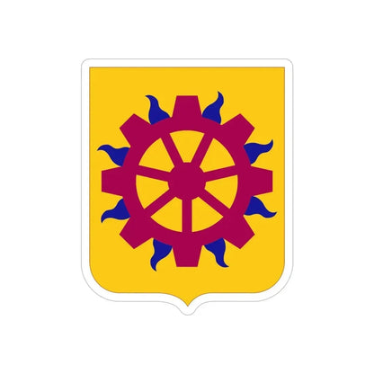 187 Ordnance Battalion 2 (U.S. Army) REVERSE PRINT Transparent Die-Cut STICKER - The Sticker Space