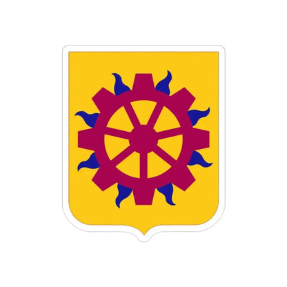 187 Ordnance Battalion 2 (U.S. Army) REVERSE PRINT Transparent Die-Cut STICKER - The Sticker Space