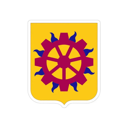 187 Ordnance Battalion 2 (U.S. Army) REVERSE PRINT Transparent Die-Cut STICKER - The Sticker Space