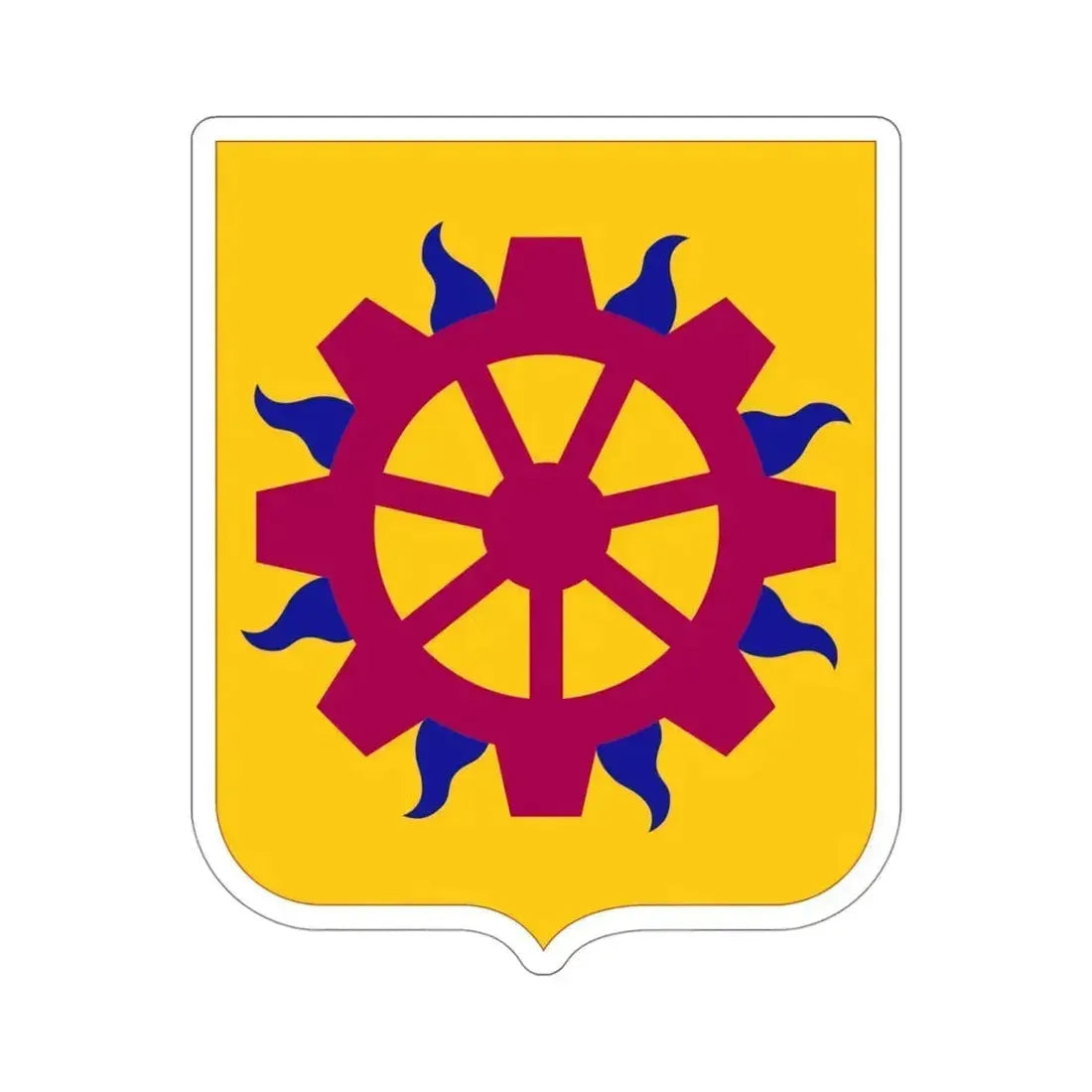 187 Ordnance Battalion 2 (U.S. Army) STICKER Vinyl Die-Cut Decal 4 Inch - The Sticker Space