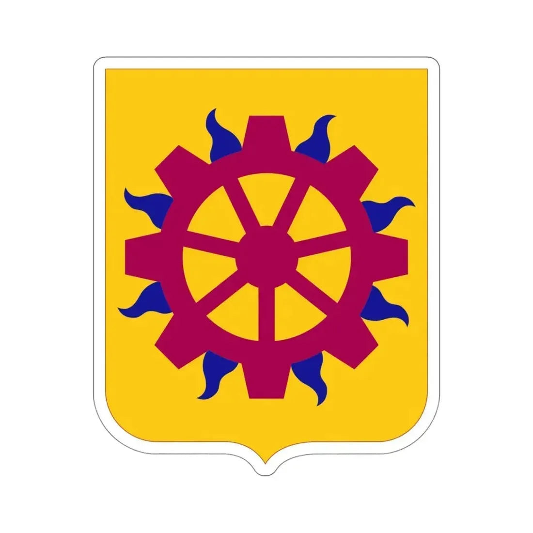 187 Ordnance Battalion 2 (U.S. Army) STICKER Vinyl Die-Cut Decal 4 Inch - The Sticker Space