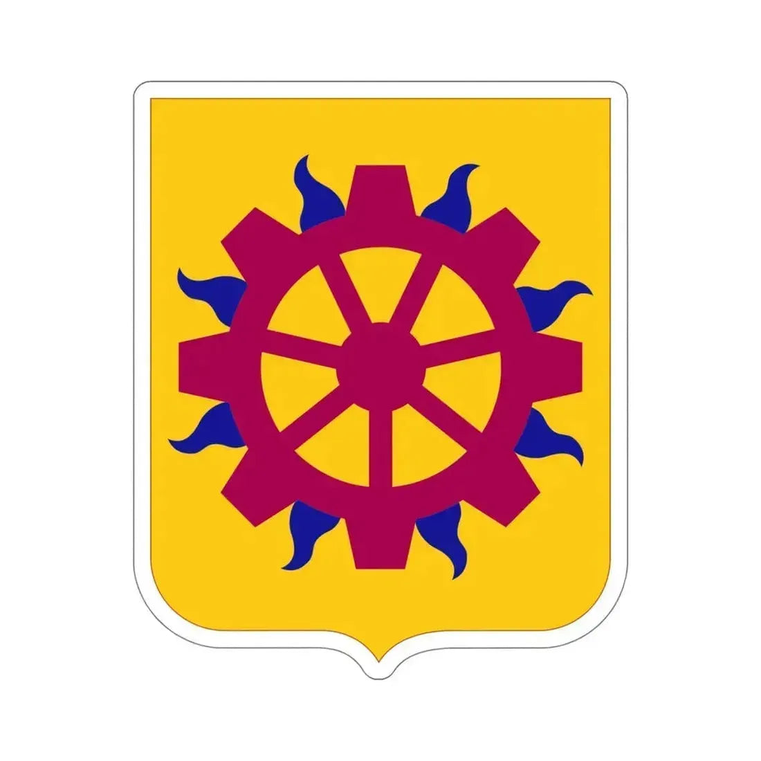 187 Ordnance Battalion 2 (U.S. Army) STICKER Vinyl Die-Cut Decal 5 Inch - The Sticker Space