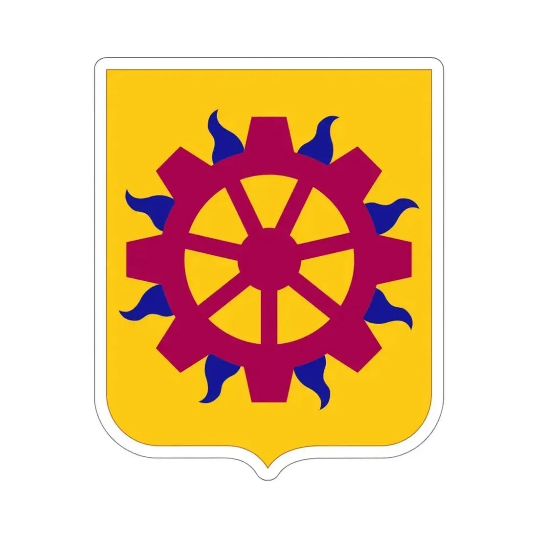 187 Ordnance Battalion 2 (U.S. Army) STICKER Vinyl Die-Cut Decal 5 Inch - The Sticker Space