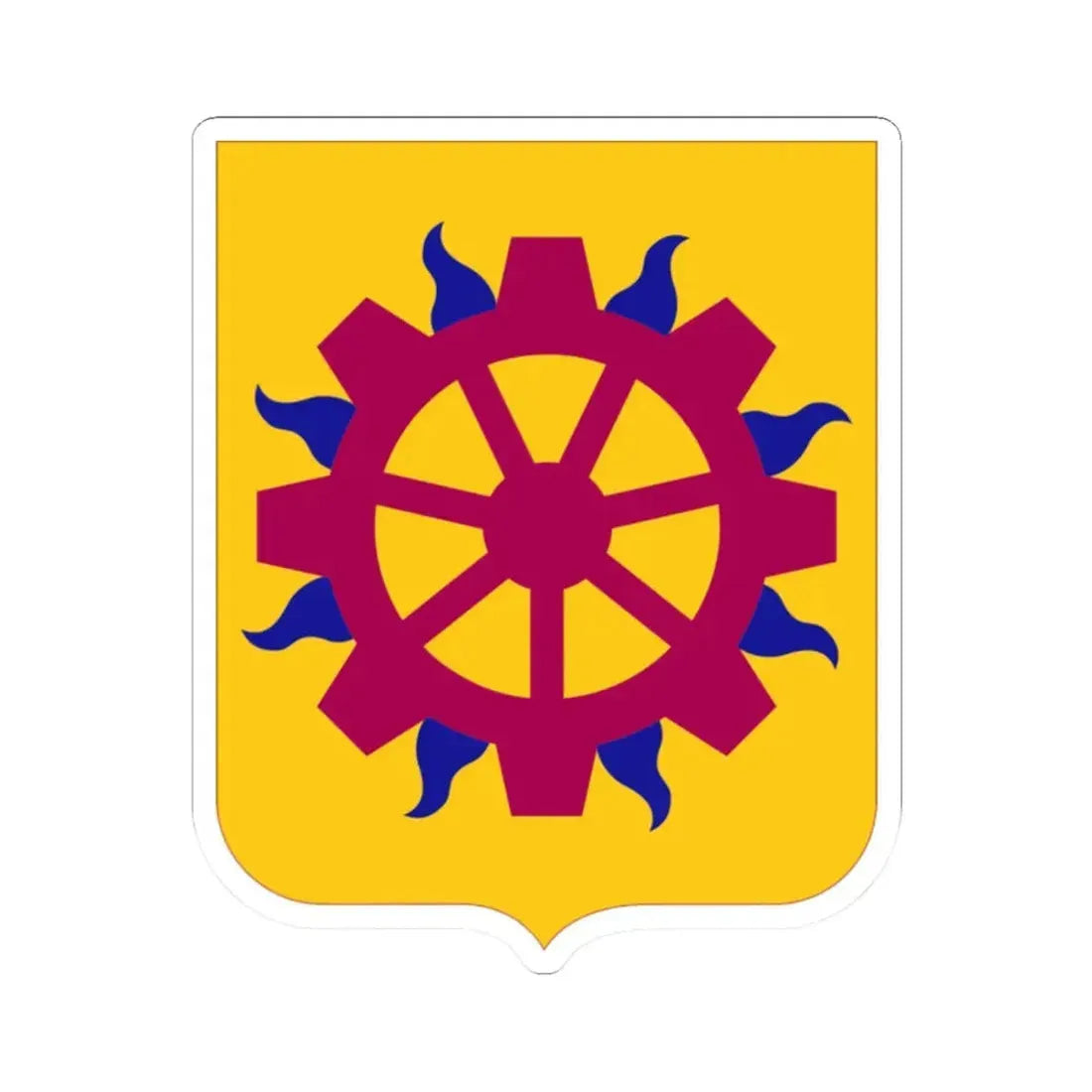 187 Ordnance Battalion 2 (U.S. Army) STICKER Vinyl Kiss-Cut Decal 2 Inch White - The Sticker Space