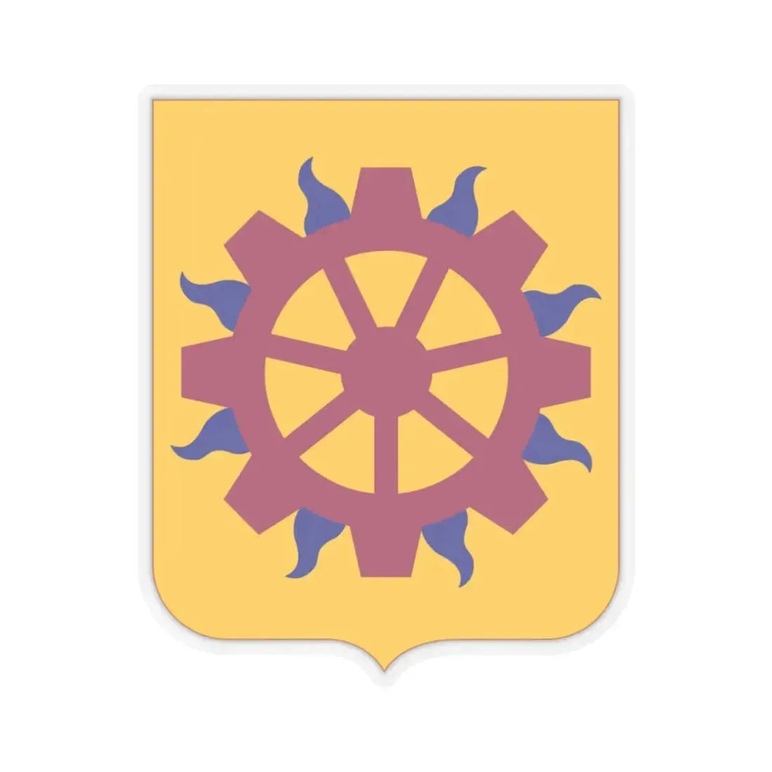 187 Ordnance Battalion 2 (U.S. Army) STICKER Vinyl Kiss-Cut Decal 3 Inch Transparent - The Sticker Space