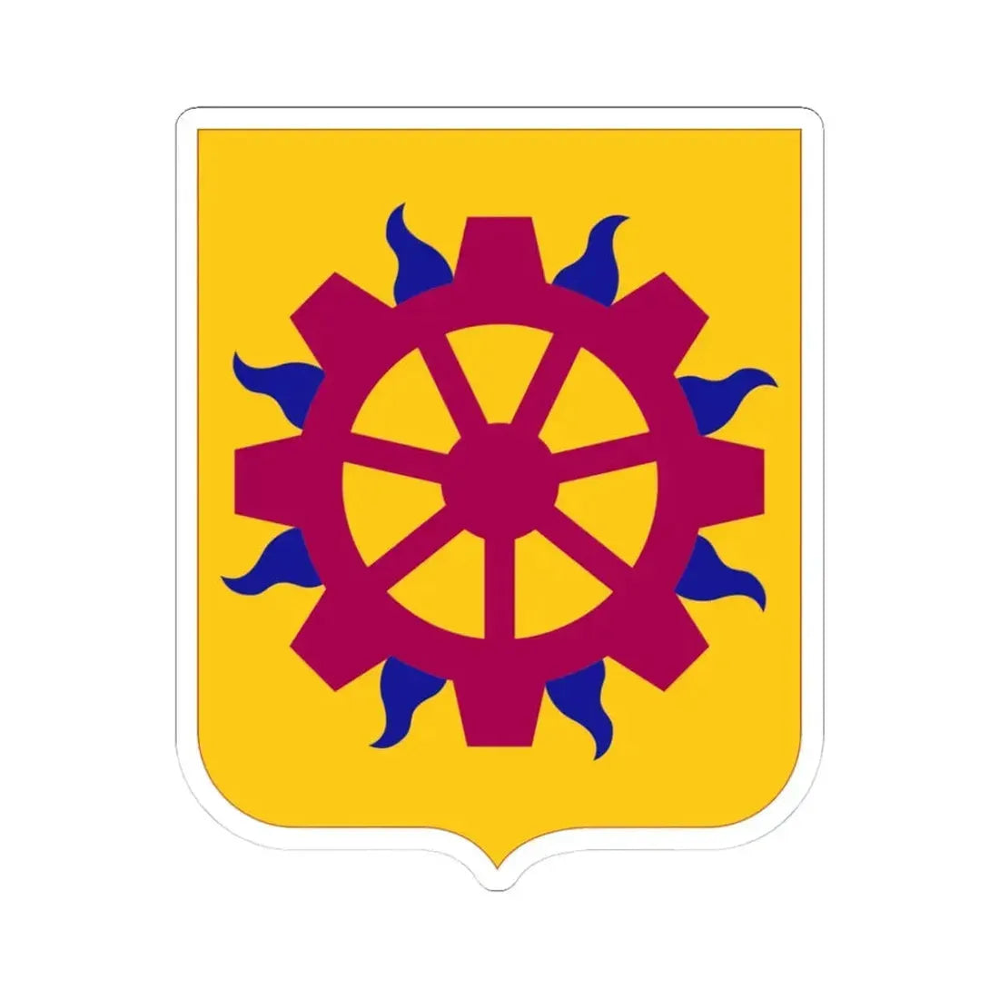 187 Ordnance Battalion 2 (U.S. Army) STICKER Vinyl Kiss-Cut Decal 3 Inch White - The Sticker Space