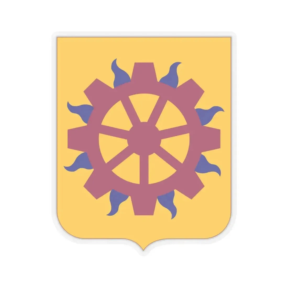 187 Ordnance Battalion 2 (U.S. Army) STICKER Vinyl Kiss-Cut Decal 4 Inch Transparent - The Sticker Space