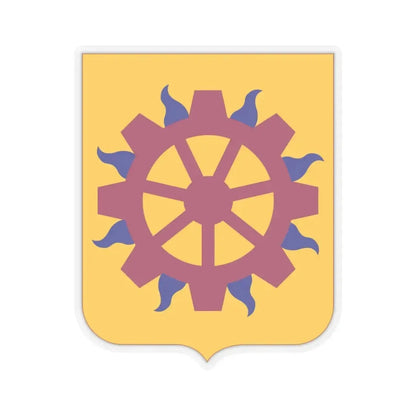 187 Ordnance Battalion 2 (U.S. Army) STICKER Vinyl Kiss-Cut Decal 4 Inch Transparent - The Sticker Space