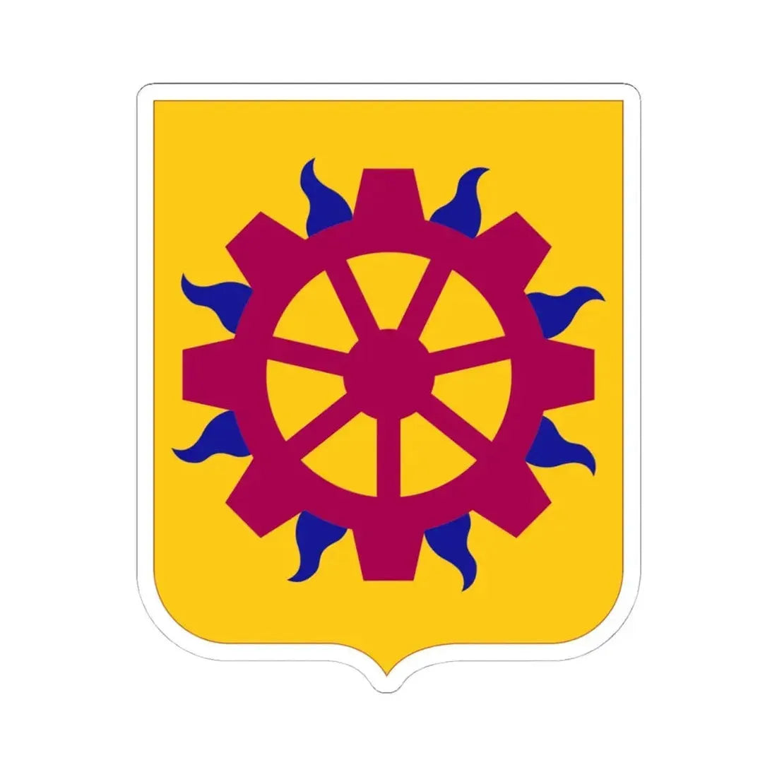 187 Ordnance Battalion 2 (U.S. Army) STICKER Vinyl Kiss-Cut Decal 4 Inch White - The Sticker Space