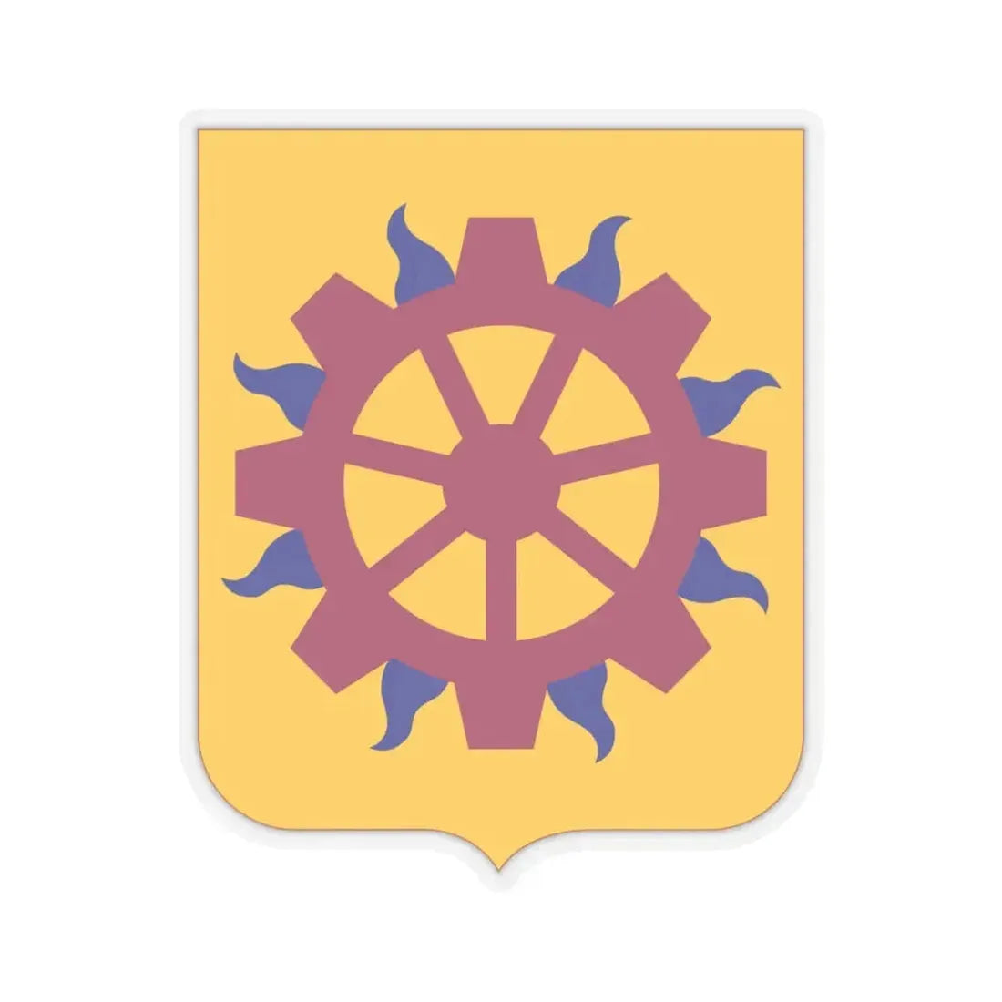 187 Ordnance Battalion 2 (U.S. Army) STICKER Vinyl Kiss-Cut Decal 6 Inch Transparent - The Sticker Space