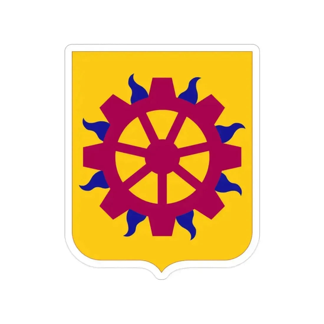 187 Ordnance Battalion 2 (U.S. Army) Transparent STICKER Die-Cut Vinyl Decal 2 Inch - The Sticker Space