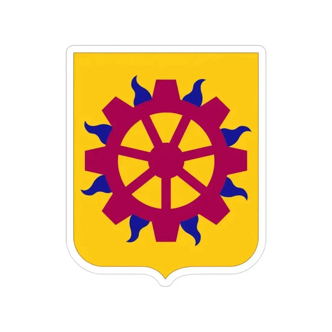 187 Ordnance Battalion 2 (U.S. Army) Transparent STICKER Die-Cut Vinyl Decal 3 Inch - The Sticker Space