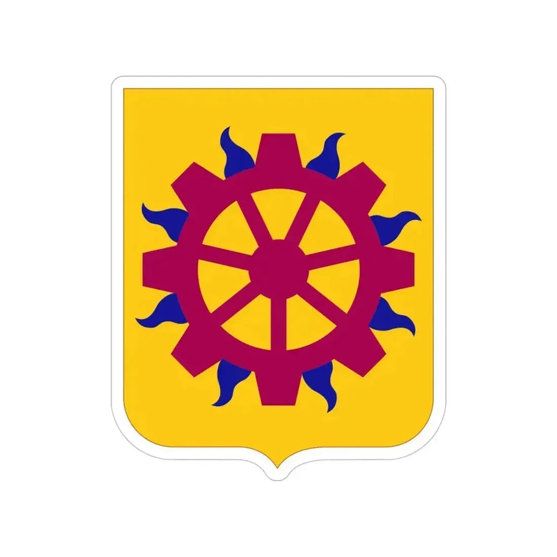 187 Ordnance Battalion 2 (U.S. Army) Transparent STICKER Die-Cut Vinyl Decal 4 Inch - The Sticker Space