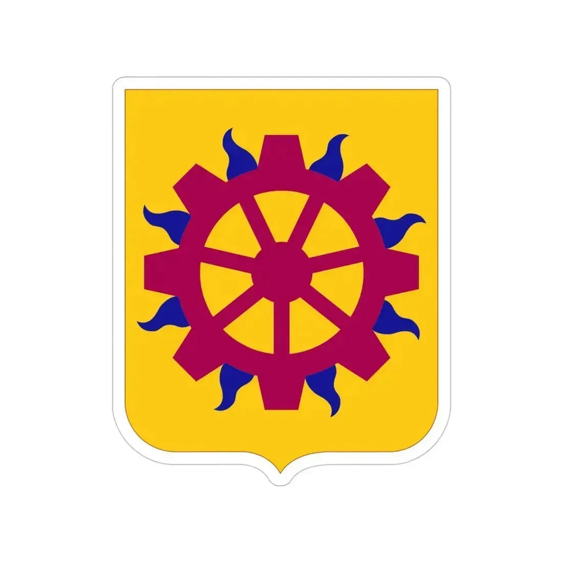 187 Ordnance Battalion 2 (U.S. Army) Transparent STICKER Die-Cut Vinyl Decal 5 Inch - The Sticker Space