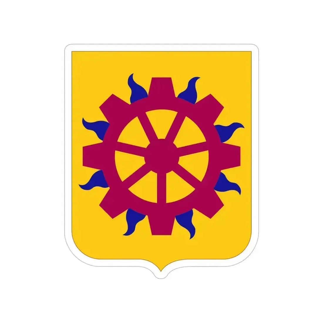 187 Ordnance Battalion 2 (U.S. Army) Transparent STICKER Die-Cut Vinyl Decal 6 Inch - The Sticker Space