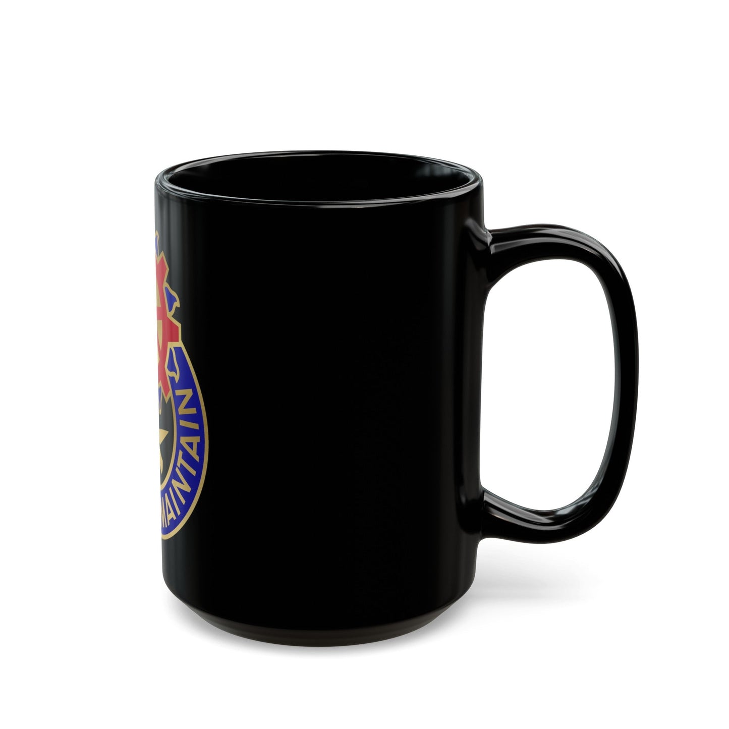 187 Ordnance Battalion (U.S. Army) Black Coffee Mug-The Sticker Space