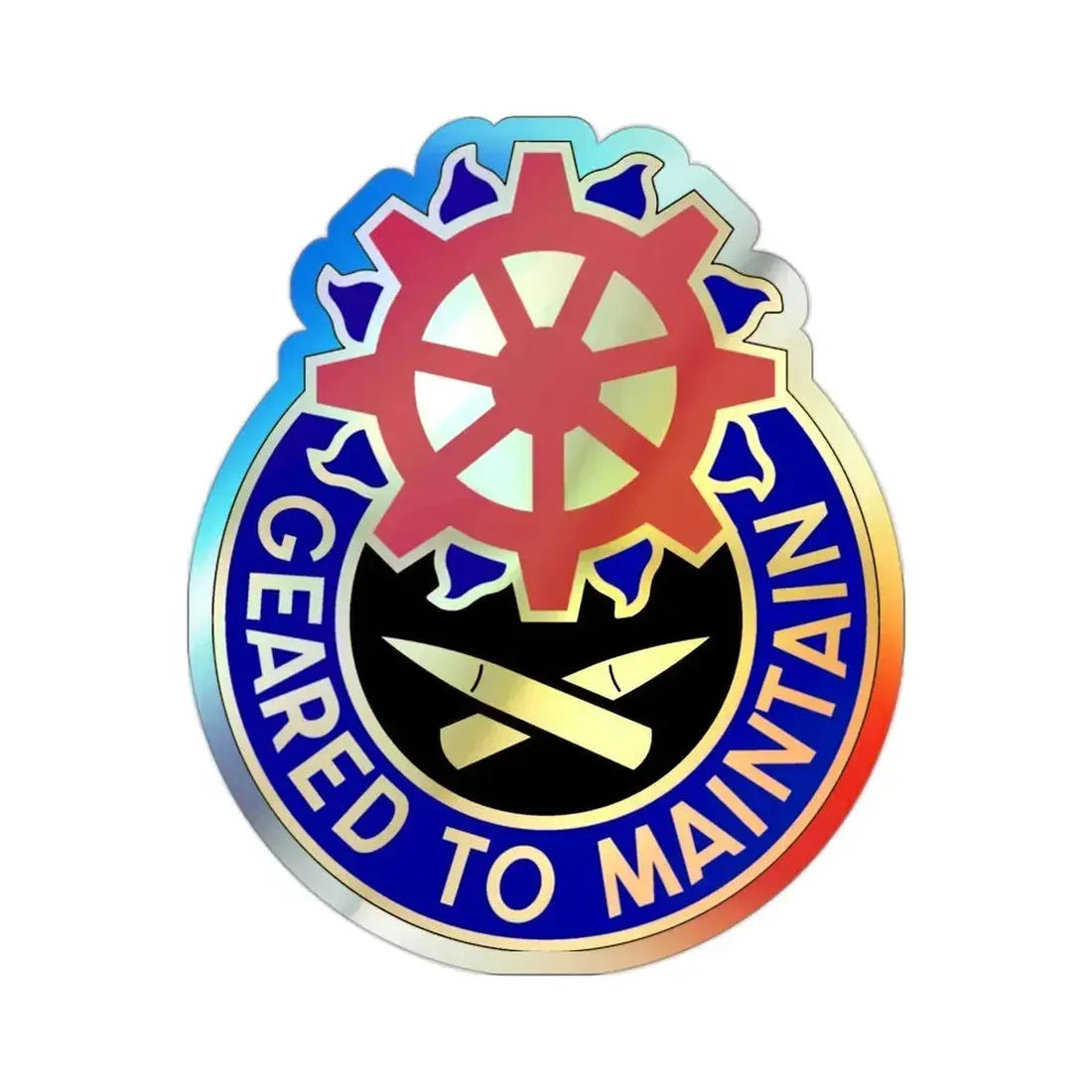 187 Ordnance Battalion (U.S. Army) Holographic STICKER Die-Cut Vinyl Decal - The Sticker Space