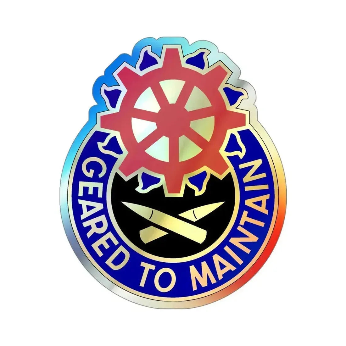 187 Ordnance Battalion (U.S. Army) Holographic STICKER Die-Cut Vinyl Decal - The Sticker Space