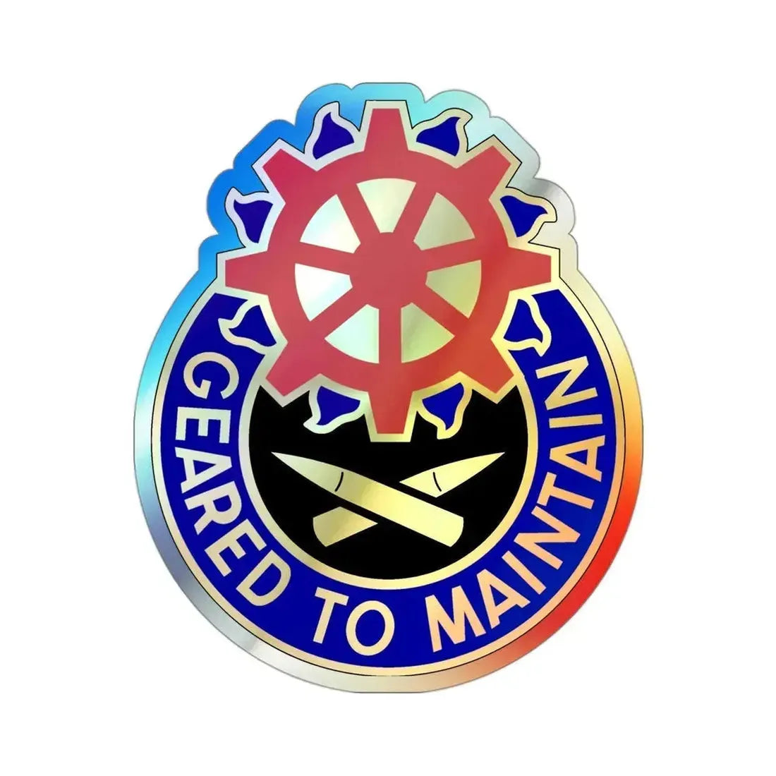 187 Ordnance Battalion (U.S. Army) Holographic STICKER Die-Cut Vinyl Decal - The Sticker Space