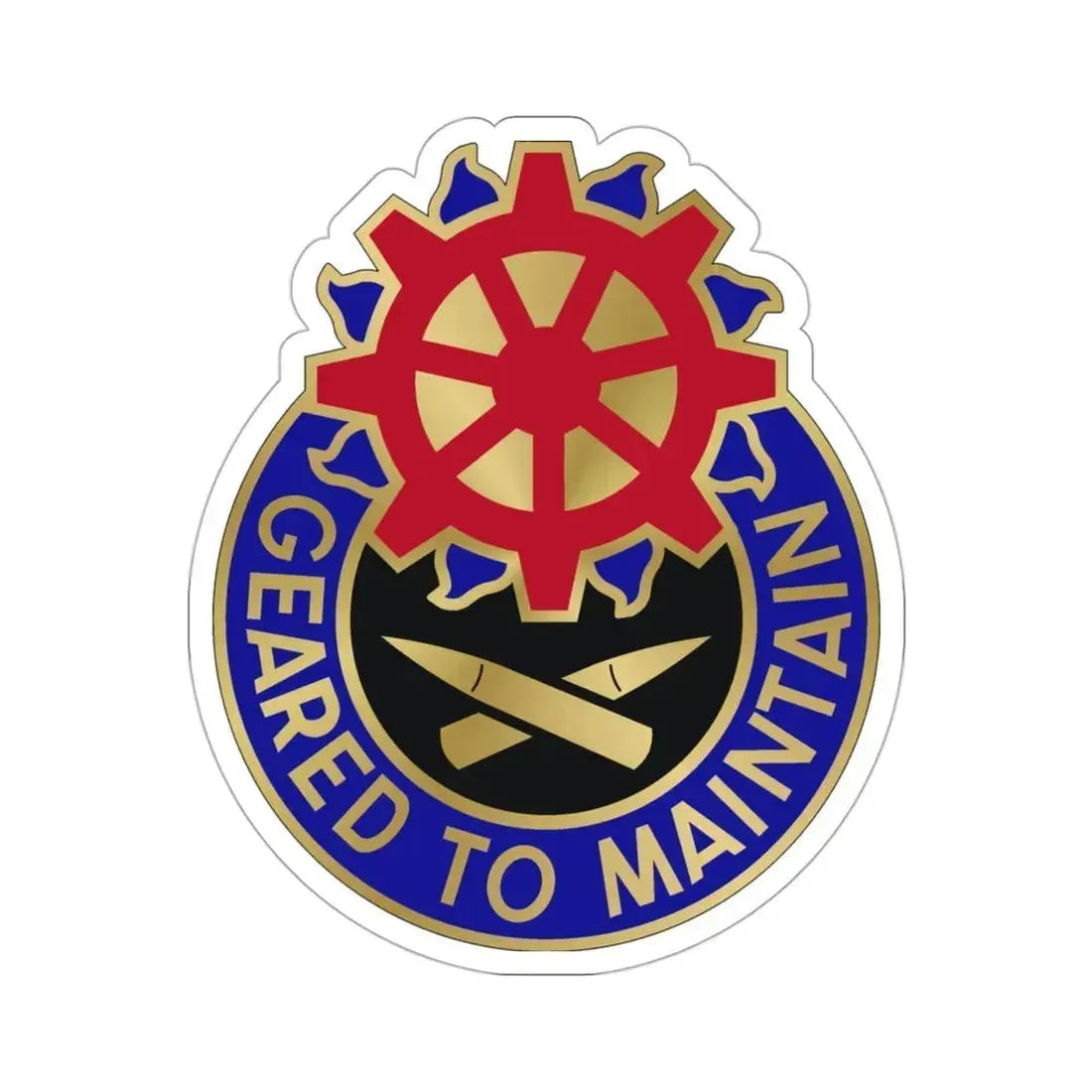 187 Ordnance Battalion (U.S. Army) STICKER Vinyl Die-Cut Decal 3 Inch - The Sticker Space