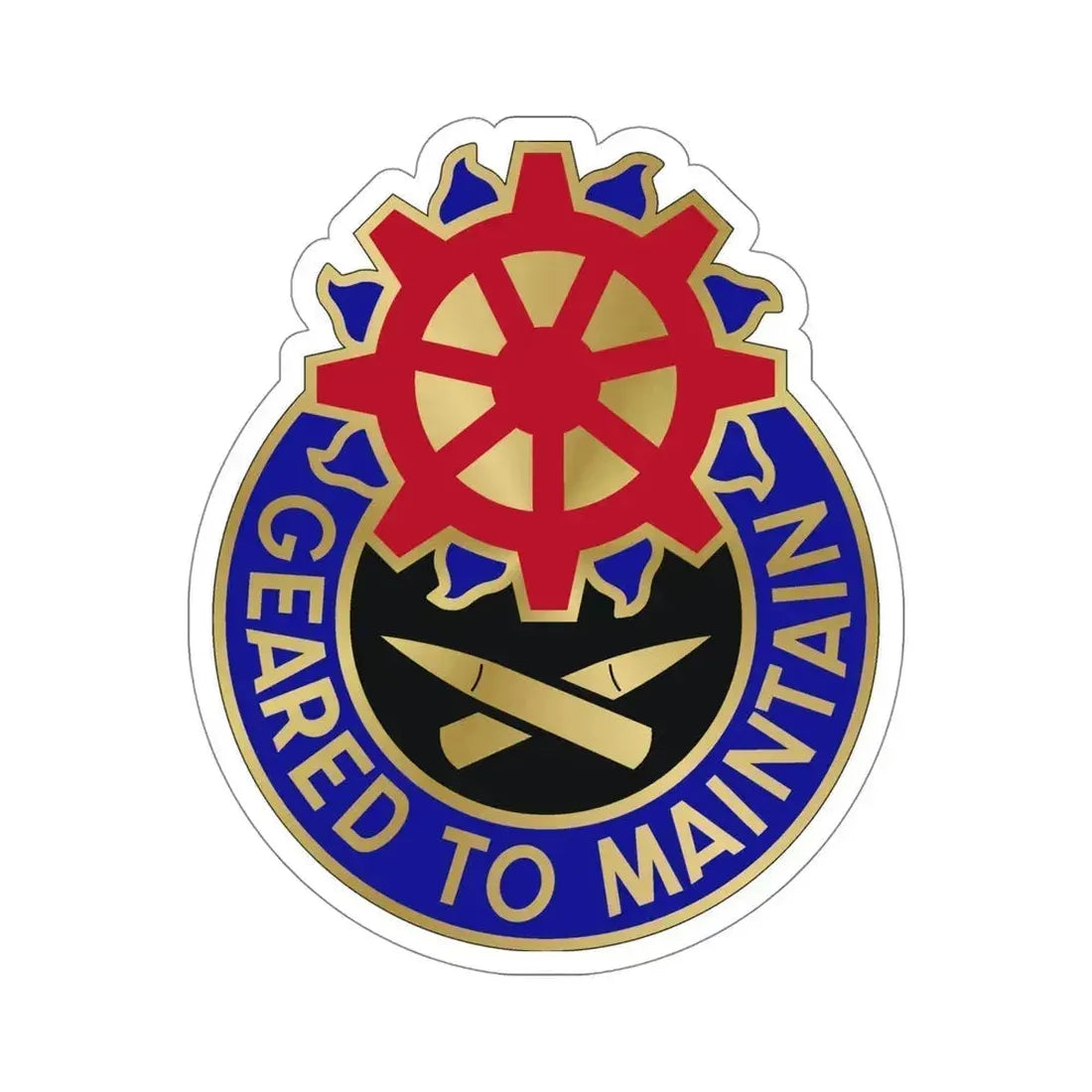 187 Ordnance Battalion (U.S. Army) STICKER Vinyl Die-Cut Decal 5 Inch - The Sticker Space