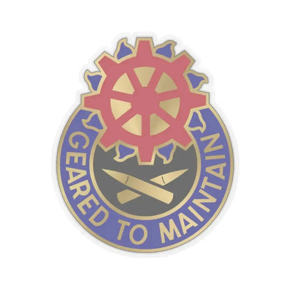 187 Ordnance Battalion (U.S. Army) STICKER Vinyl Kiss-Cut Decal 2 Inch Transparent - The Sticker Space