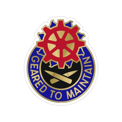 187 Ordnance Battalion (U.S. Army) Transparent STICKER Die-Cut Vinyl Decal 4 Inch - The Sticker Space