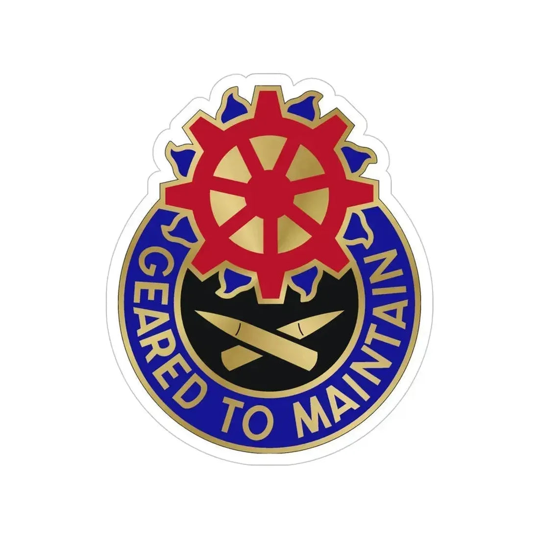 187 Ordnance Battalion (U.S. Army) Transparent STICKER Die-Cut Vinyl Decal 5 Inch - The Sticker Space